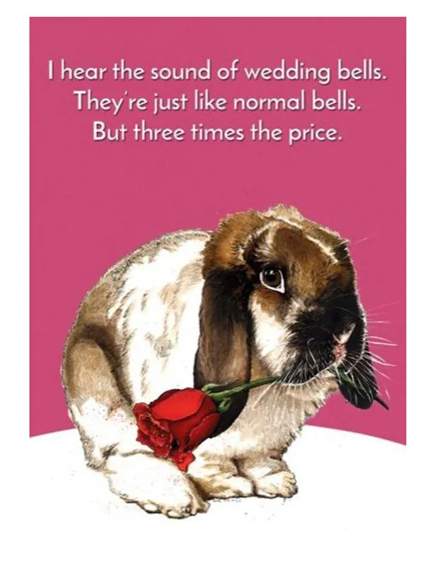 Bells Bunny Greeting Cards - Some Nice Ink