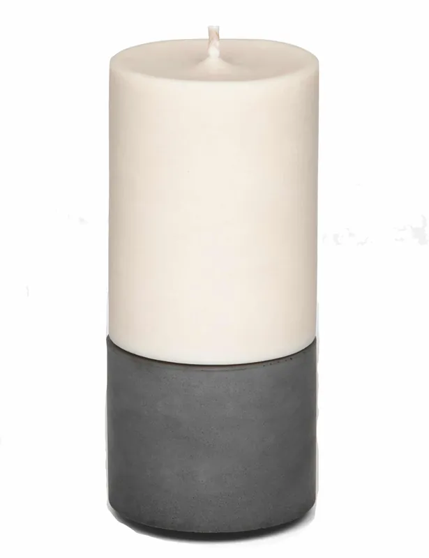 Mid Candle - Grey/Amber