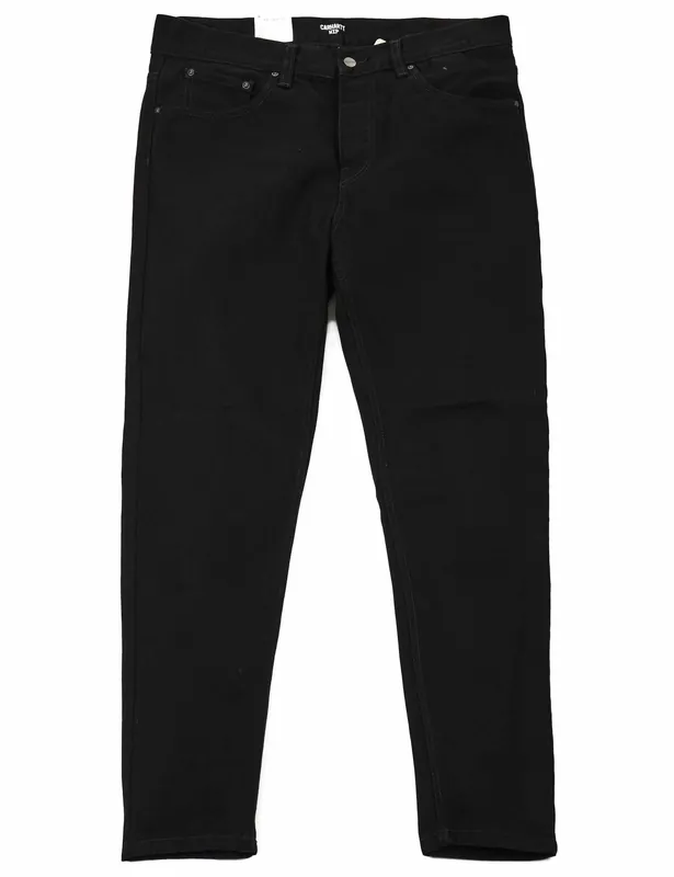 Newel Denim Pant - Black, Rinsed One Wash