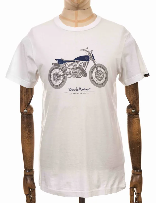 Pedrosa Tracker T-Shirt - White