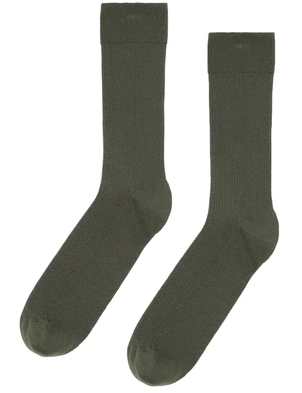 Classic Organic Socks - Dusty Olive