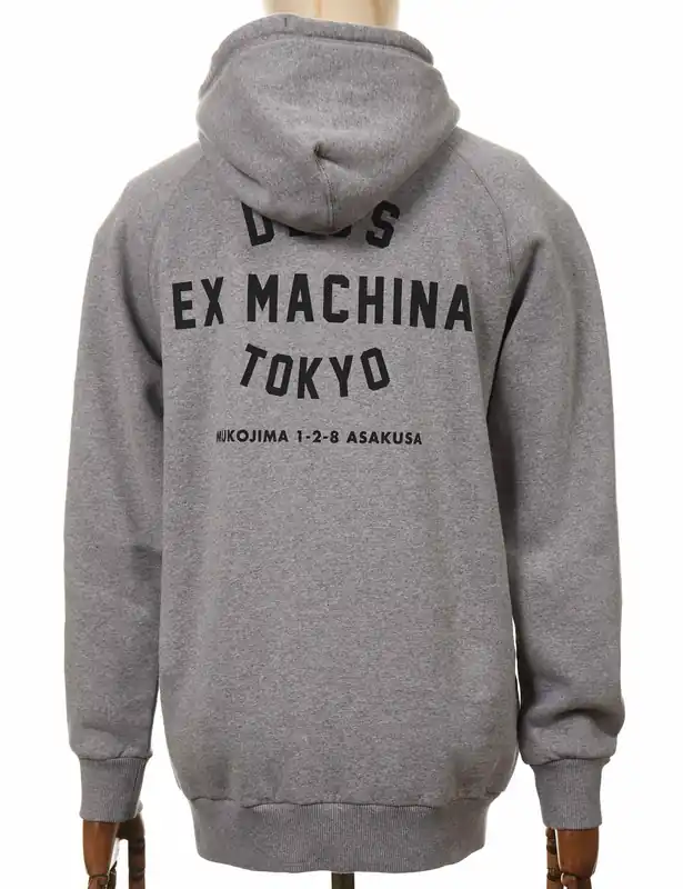 Tokyo Address Hooded Sweat - Grey Heather