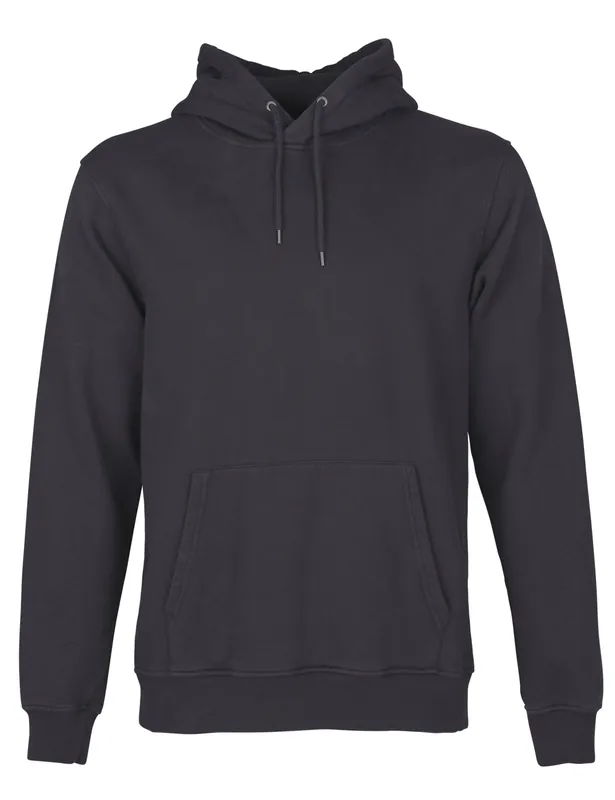 Organic Hooded Sweat - Lava Grey