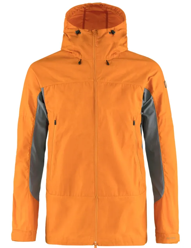 Abisko Lite Trekking Jacket - Ember Orange-Super Grey