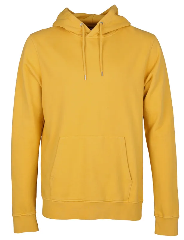 Organic Hooded Sweat - Burned Yellow