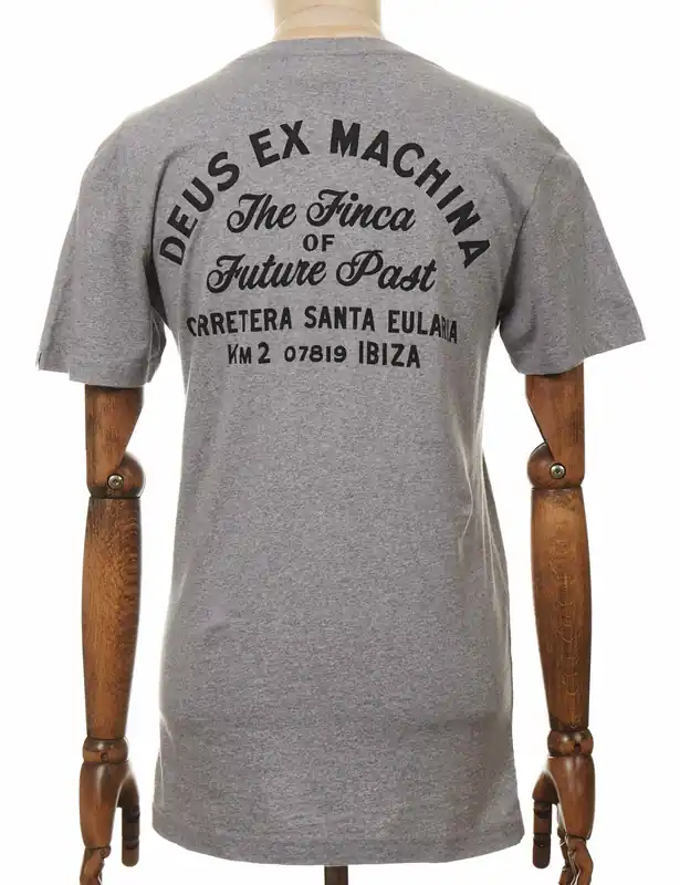 Ibiza Address Pocket T-Shirt - Grey Heather