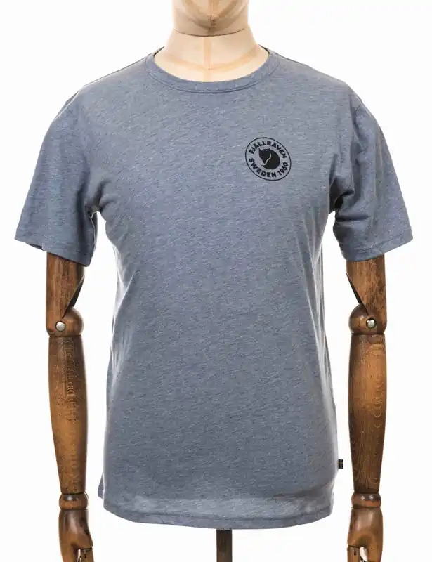 1960 Logo T-Shirt - Uncle Blue-Melange