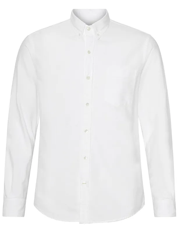 Organic Button Down Shirt - Optical White