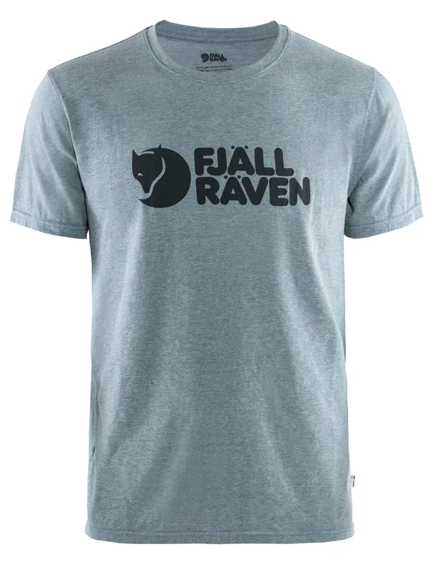 Fjallraven Logo T-Shirt - Uncle Blue Melange