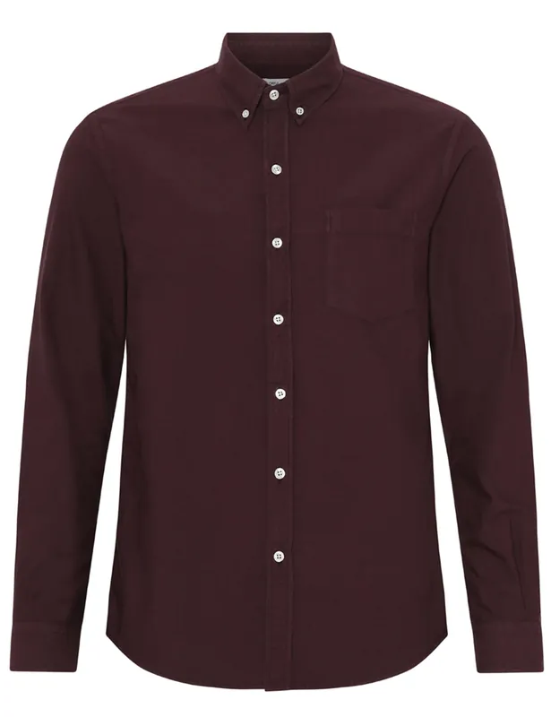 Organic Button Down Shirt - Ox Red