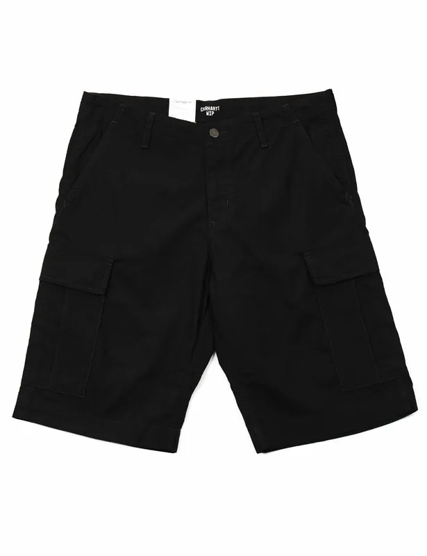 Regular Cargo Shorts - Black