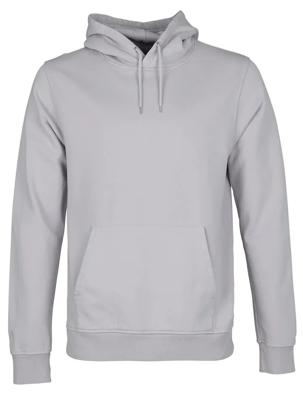 Organic Hooded Sweat - Limestone Grey