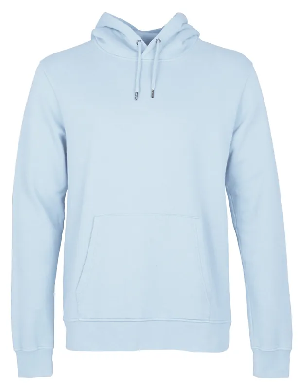 Organic Hooded Sweat - Polar Blue