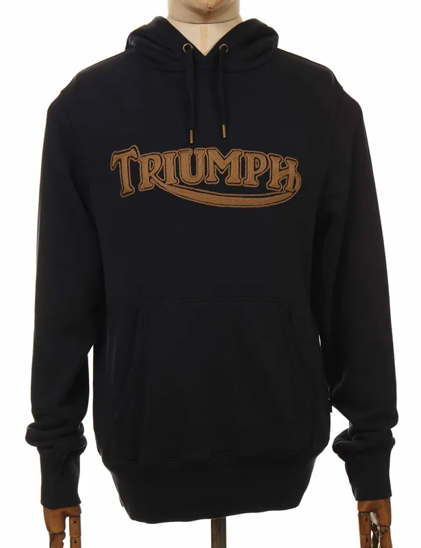 Flywheel Hooded Sweat - Black/Gold