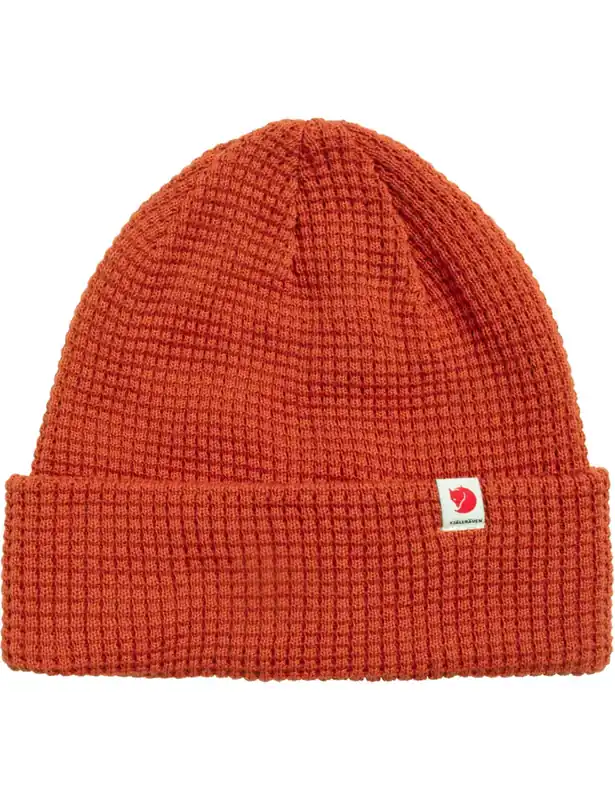 Fjallraven Tab Beanie Hat - Cabin Red