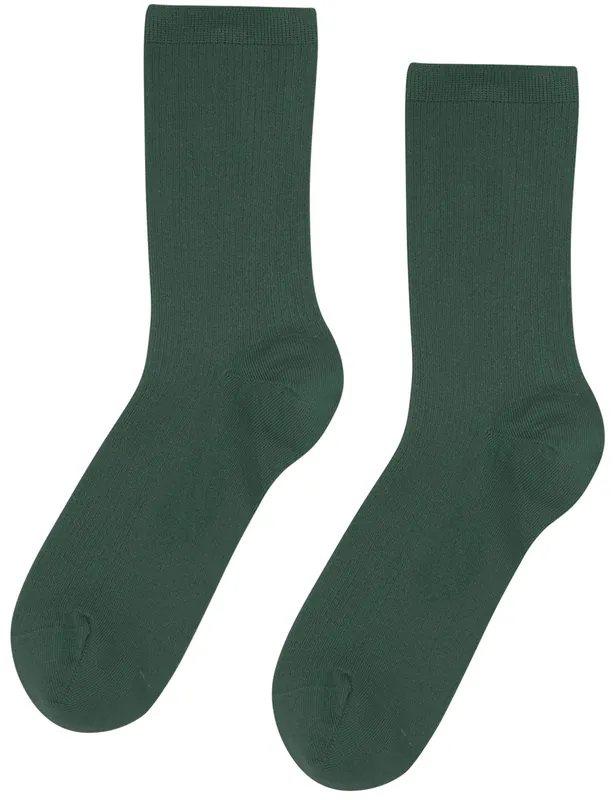Women's Classic Organic Socks - Emereld Green
