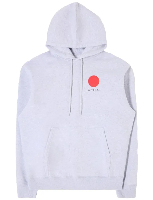Japanese Sun Hooded Sweat - Grey Heather