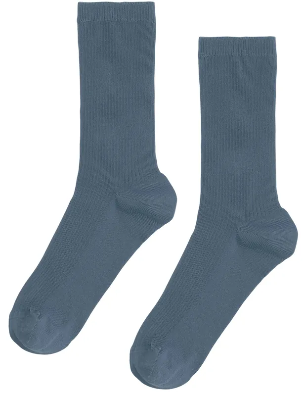 Women's Classic Organic Socks - Petrol Blue
