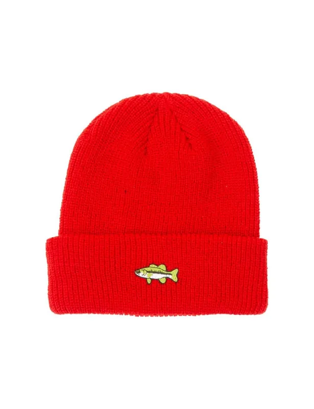 Fishsticks Beanie Hat - Red