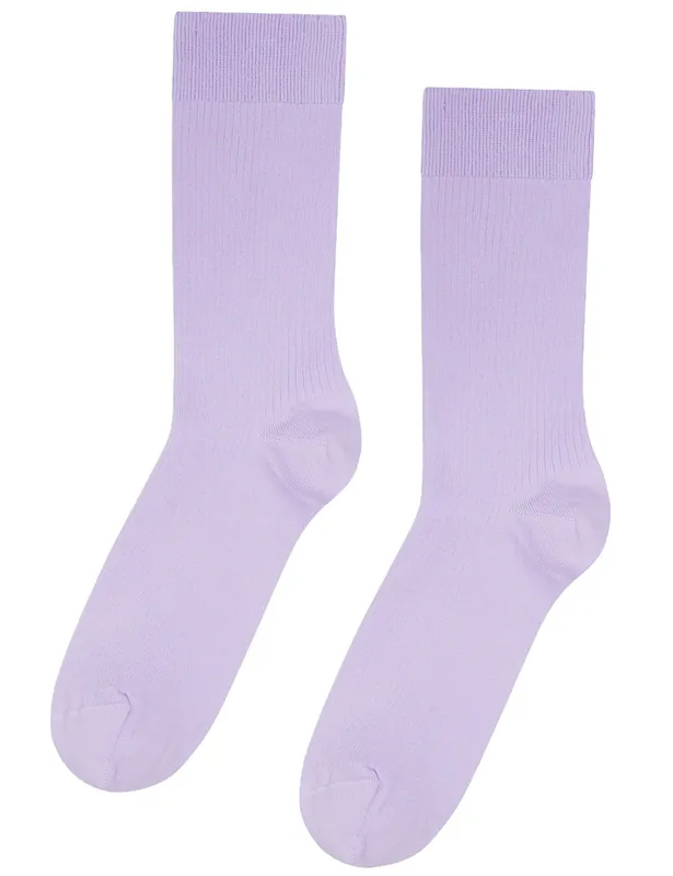 Classic Organic Socks - Soft Lavender