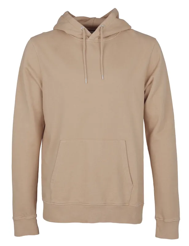 Organic Hooded Sweat - Honey Beige