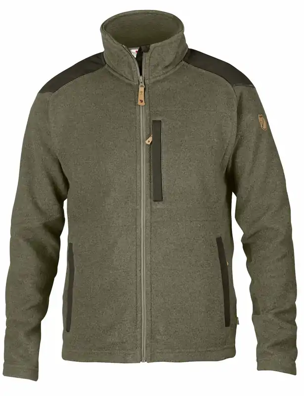 Buck Fleece Jacket - Laurel Green-Deep Forest