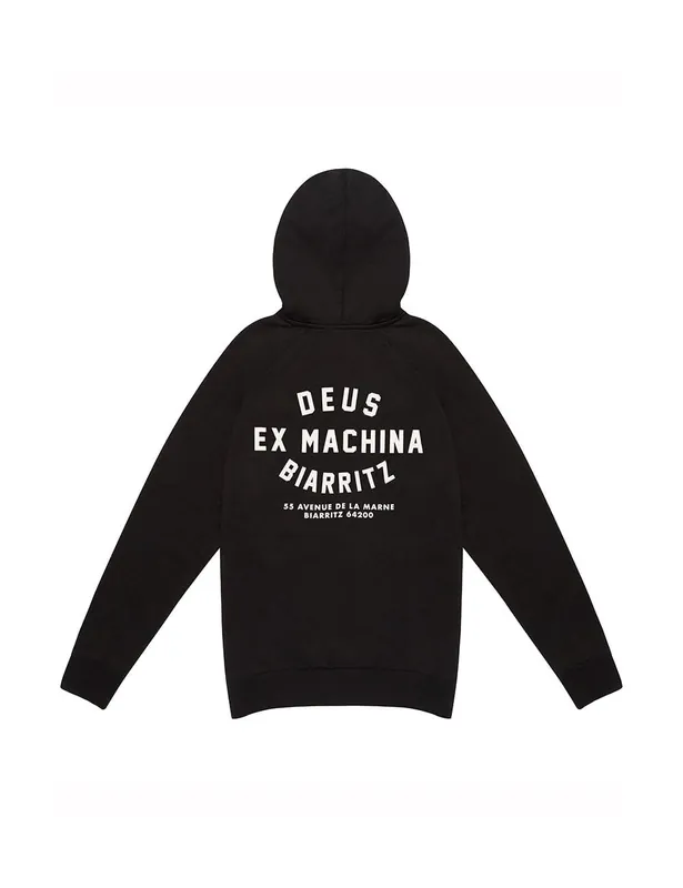 Biarritz Address Hooded Sweat - Black