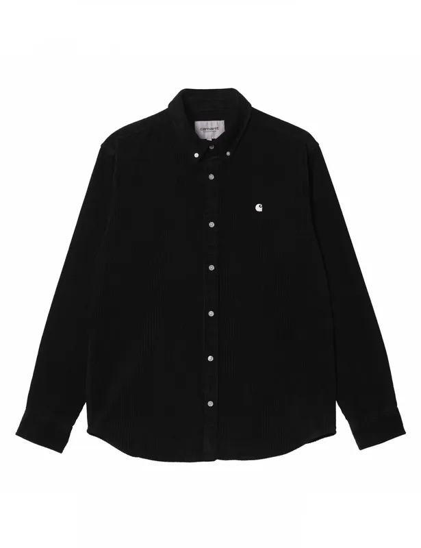 Madison Cord Shirt - Black/Wax