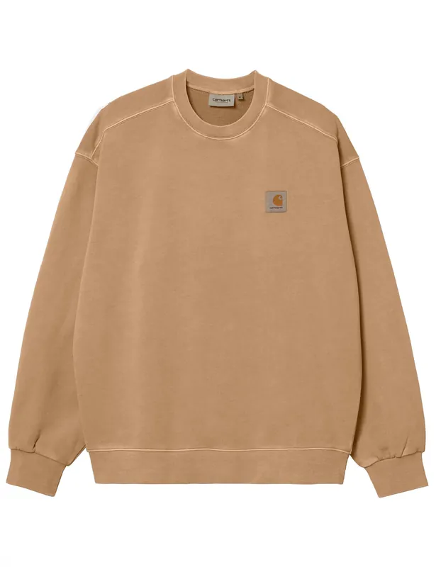 Nelson Crew Sweatshirt - Dusty H Brown