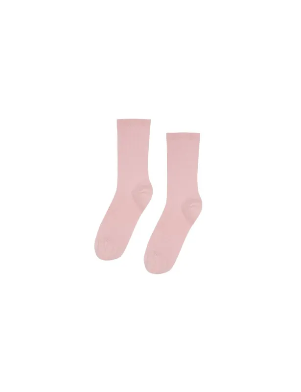 Women's Merino Wool Blend Socks - Faded Pink