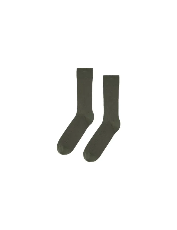Merino Wool Blend Socks - Dusty Olive