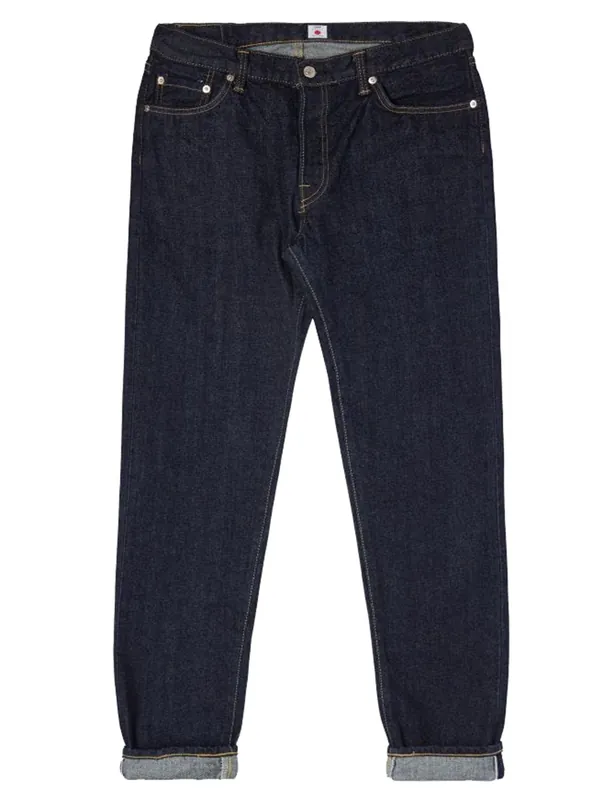 Regular Tapered Red Selvedge Jeans - Blue, Rinsed