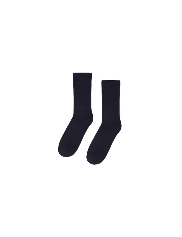 Women's Merino Wool Blend Socks - Navy Blue