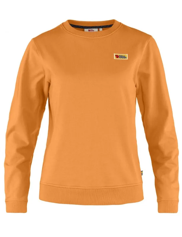 Women's Vardag Crew Sweat - Spicy Orange