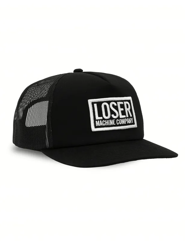 Box Trucker Hat - Black