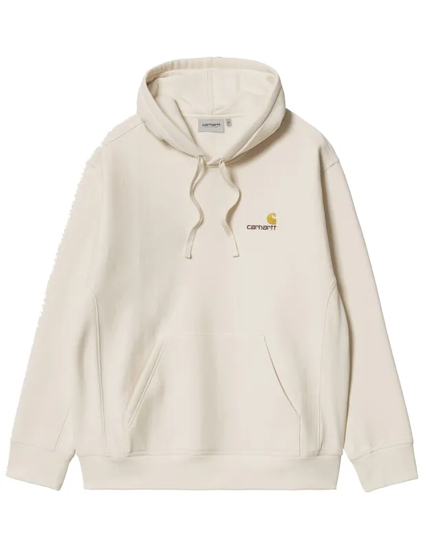 American Script Hooded Sweatshirt - Natural