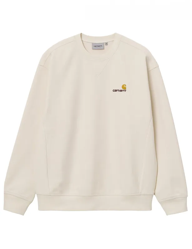 American Script Crew Sweatshirt - Natural