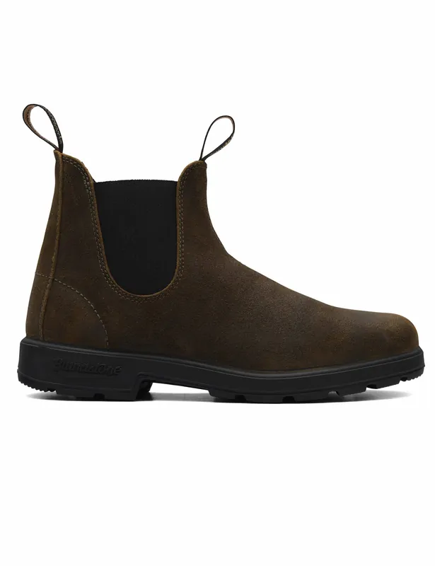 1615 Originals Suede Chelsea Boots - Dark Olive
