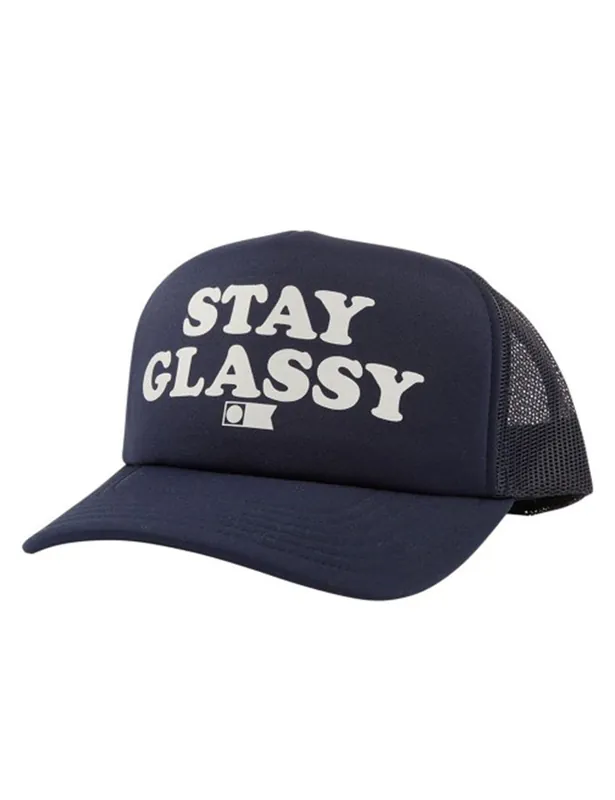 Women's Stay Glassy Foam Trucker - Navy