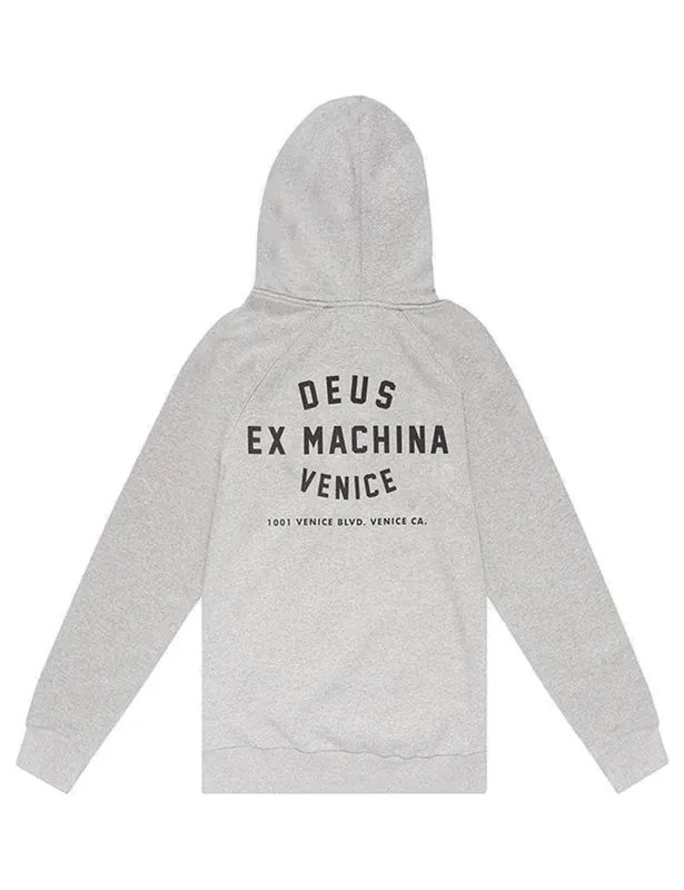 Venice Address Hooded Sweat - Grey Heather
