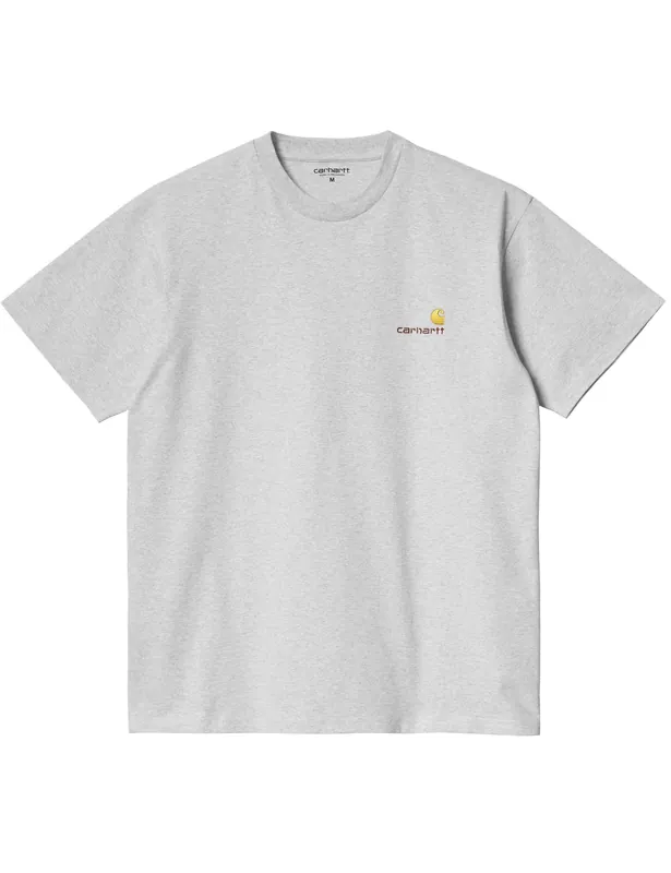 American Script T-Shirt - Ash Heather