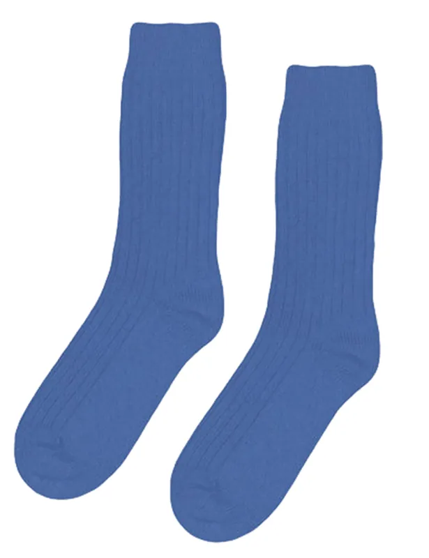 Women's Merino Wool Blend Socks - Pacfic Blue