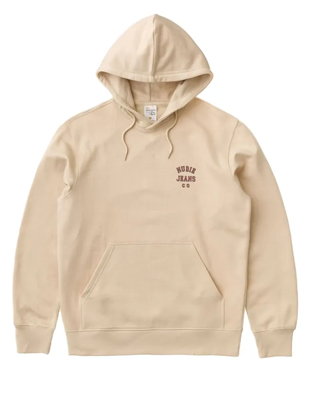 Franke Logo Hooded Sweat - Cream
