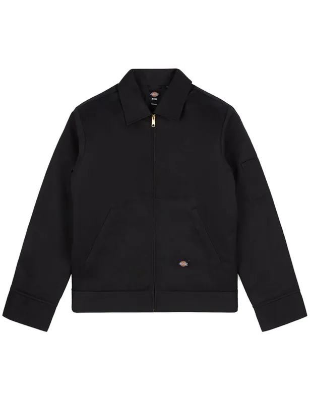 Lined Eisenhower Jacket - Black