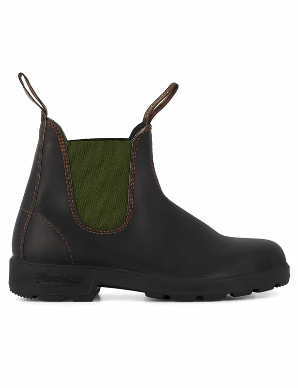 519 Classics Leather Chelsea Boots - Brown/Olive
