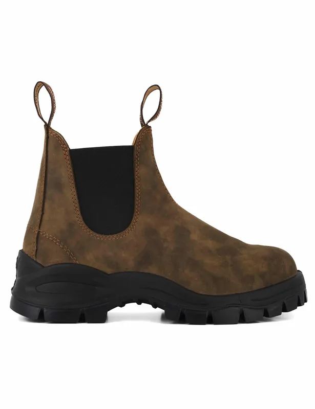 2239 Chunky Lug Chelsea Boots - Rustic Brown