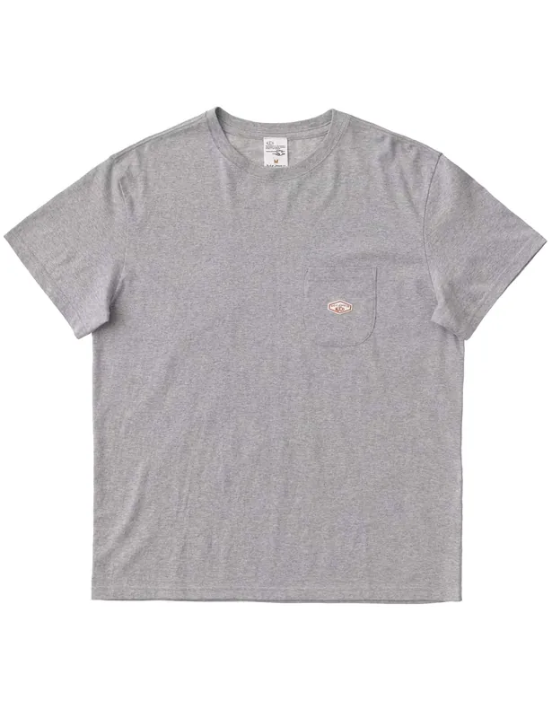 Leffe Pocket T-Shirt - Grey Melange