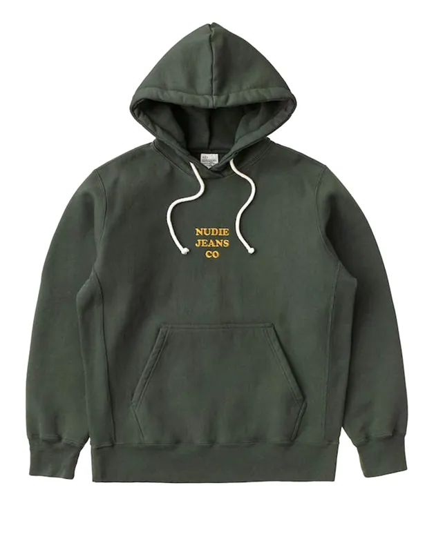 Fredrik Hooded Sweat - Racing Green