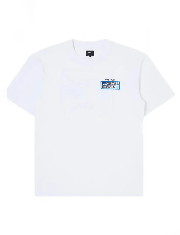 Edwin Jeans Postal T-Shirt - White
