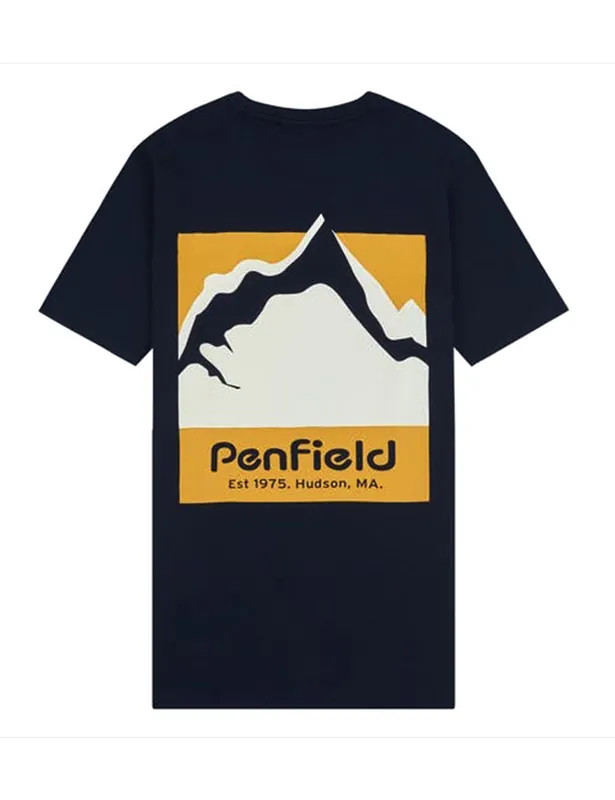 Mount Scene Graphic T-Shirt - Navy Blazer
